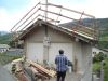 Avanzamento dei lavori per il rifacimento del tetto - Valpelline Costruzioni